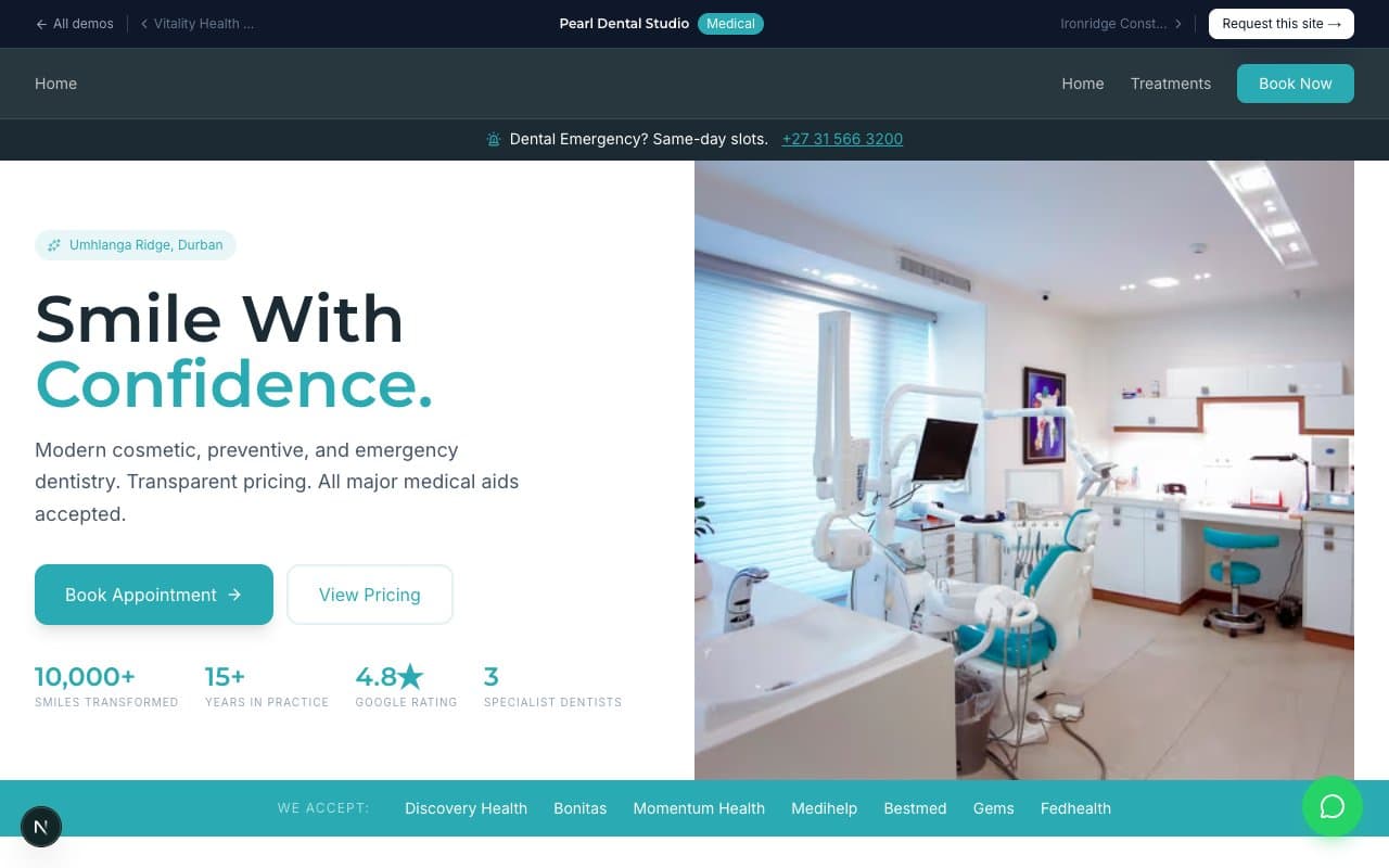 Pearl Dental Studio preview