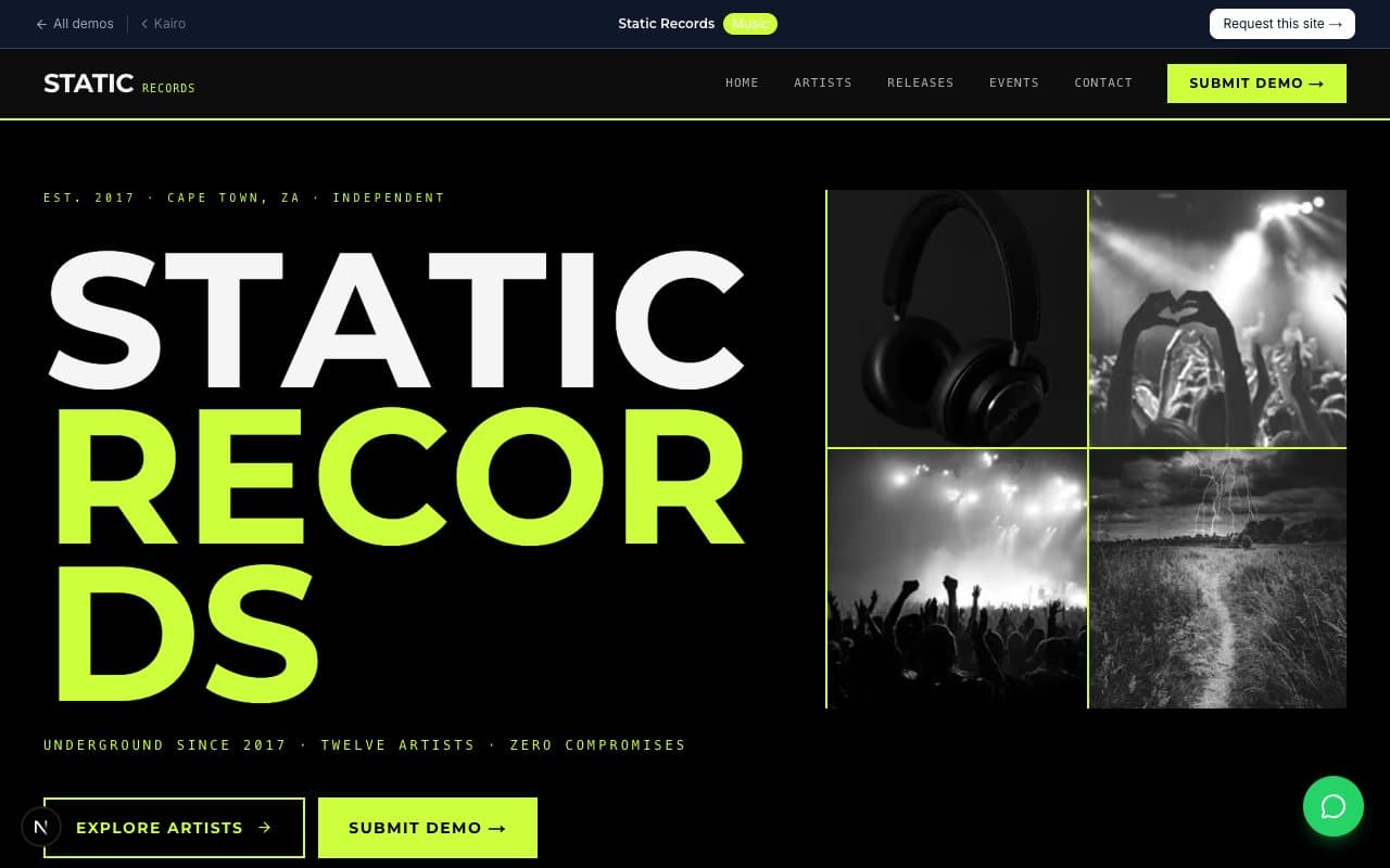 Static Records preview