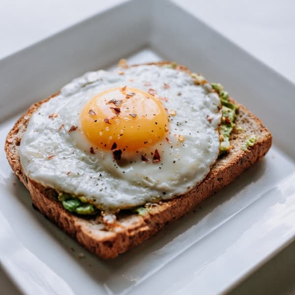 Smashed avo on sourdough