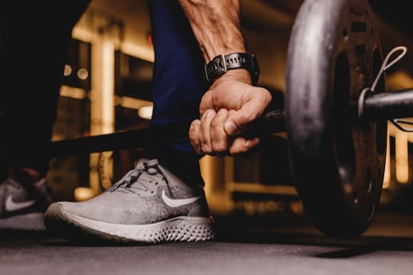 Athletes training