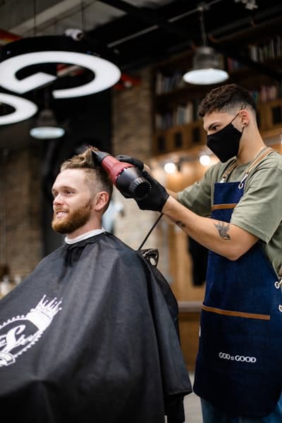 Barbershop interior